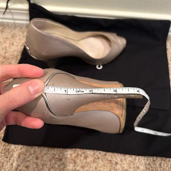 Chanel size 37 Open Toe Heels with dustbag - Picture 11 of 12